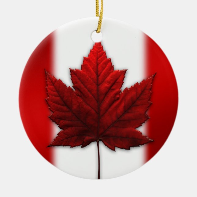 Enfeite Souvenir Personalizado do Canadá Presentes (Frente)