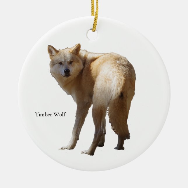 enfeite Timber Wolf (Frente)