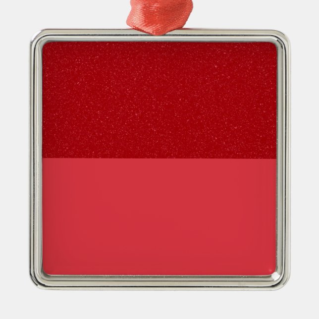 Enfeite Vermelho com Brilho e Acabamento Fosco – P (Frente)