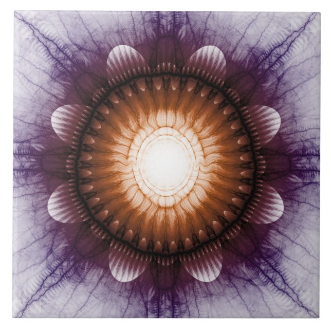 Enfeite vermelho-místico brilhante (Frente)