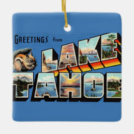 Enfeite Vintage do Lago Tahoe
