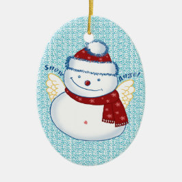 Enfeites de Anjo Boneco de Neve