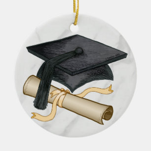 Enfeites de Diploma de Chapéu de Formatura