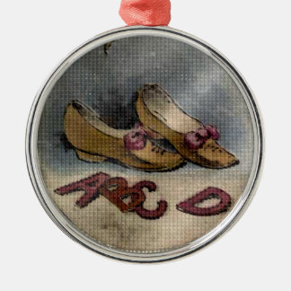 Enfeites de natal 1885 dos calçados do presente