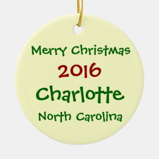 ENFEITES DE NATAL 2016 DE CHARLOTTE NORTH CAROLINA