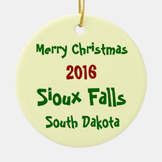 ENFEITES DE NATAL 2016 de Sioux Falls South Dakota