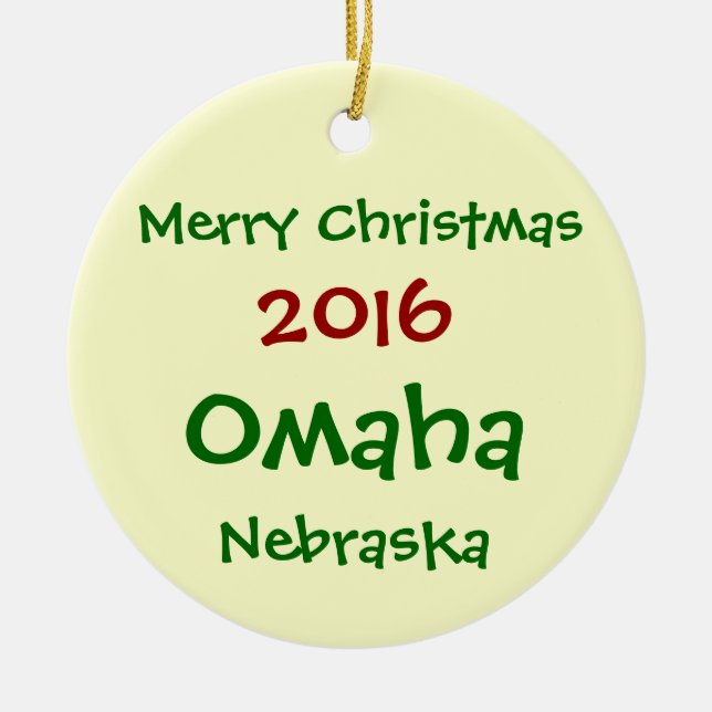 ENFEITES DE NATAL 2016 NOVOS DE OMAHA NEBRASKA (Frente)