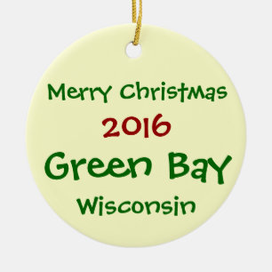 ENFEITES DE NATAL 2016 NOVOS DE WISCONSIN DO GREEN