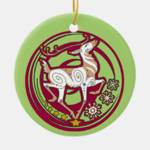 Enfeites de natal 2017 da rena de Holidaze do