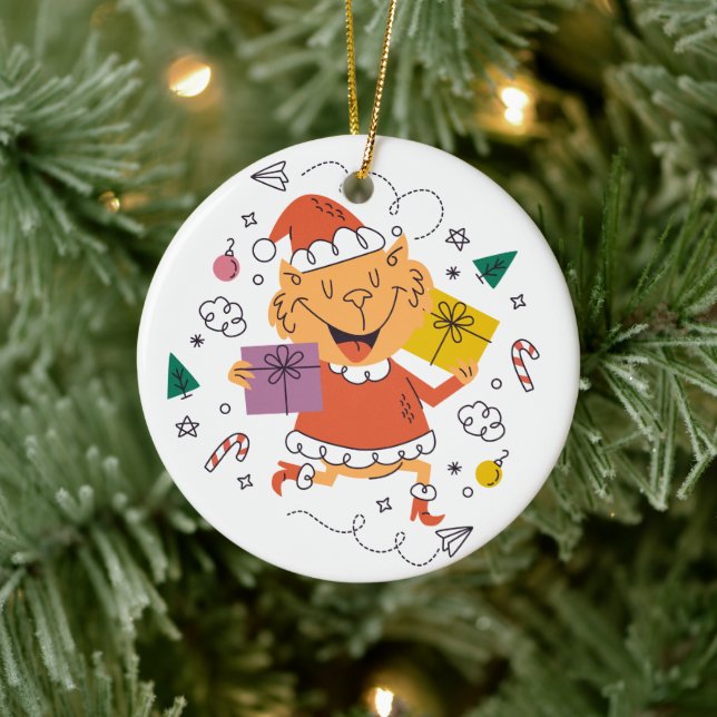 Enfeites de natal 2 faces (Árvore)