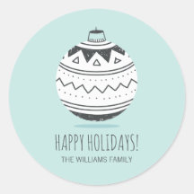 Enfeites de natal adesivos de férias