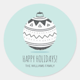 Enfeites de natal adesivos de férias