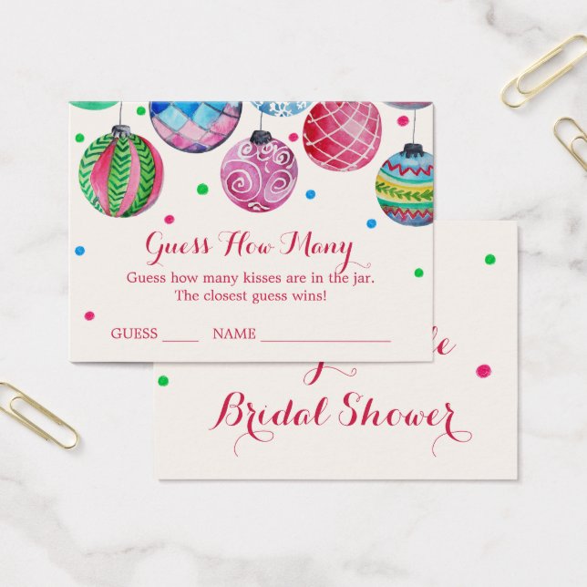 Enfeites de natal Adivinham Quantas Cartas De Beij (Escritótio)