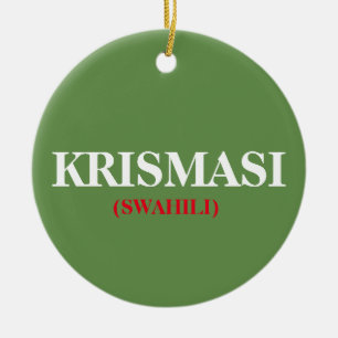 Enfeites de natal Africano de Natal Krismasi