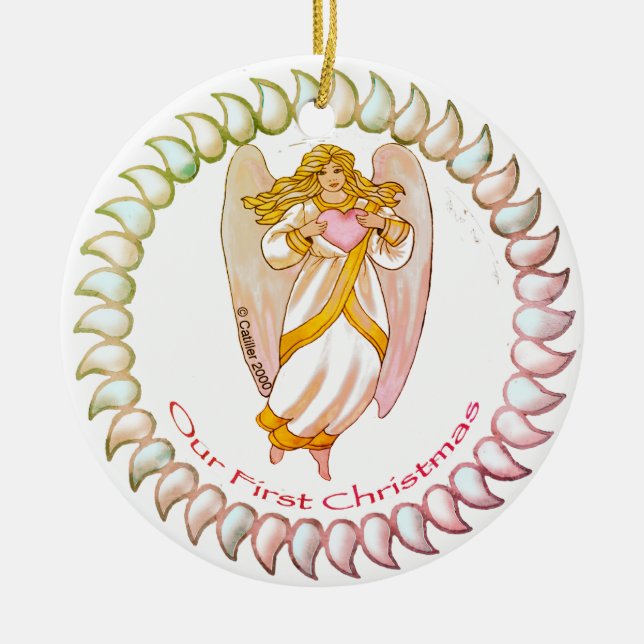 Enfeites de Natal Angel First (Frente)