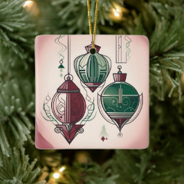 Enfeites de natal Art Deco