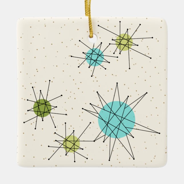 Enfeites de natal atômicos icónicos de Starbursts (Frente)