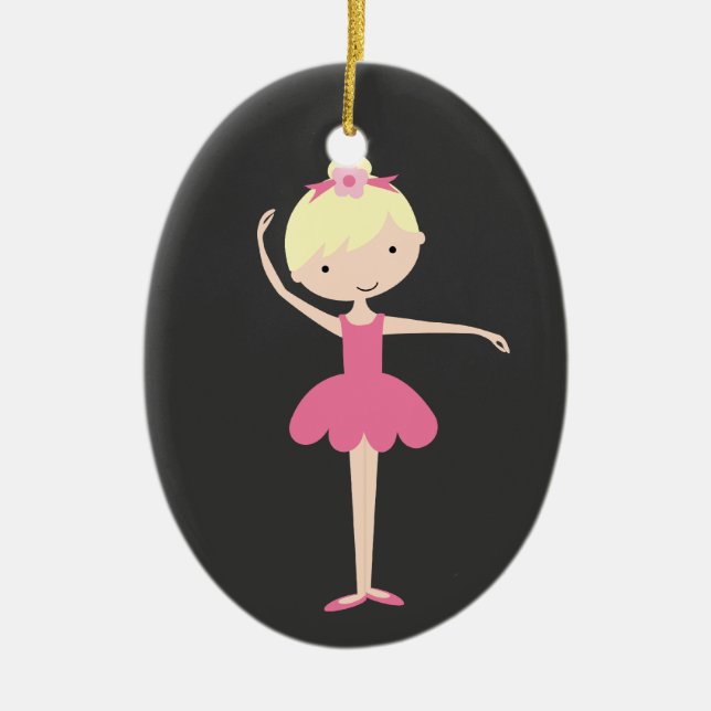 Enfeites de natal Ballerina Personalizado (Frente)