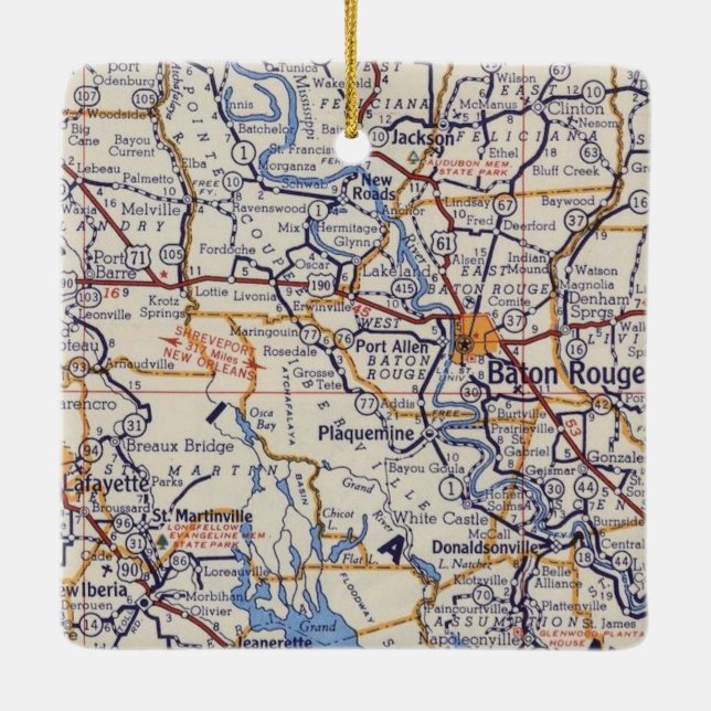 Enfeites de natal Baton Rouge e Lafayette (Verso)
