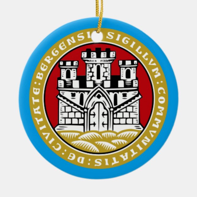 Enfeites de natal Bergen Norway* (Frente)