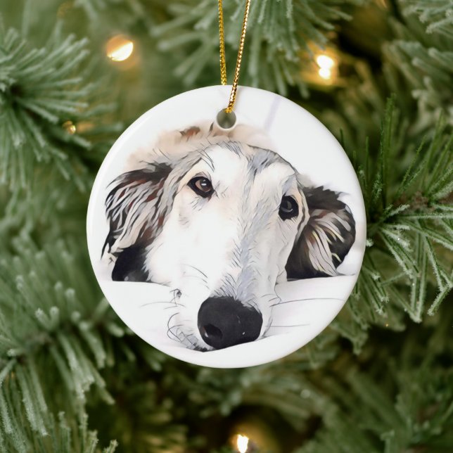 Enfeites de natal Borzoi (Árvore)
