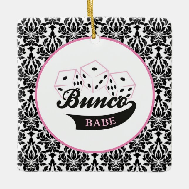 Enfeites de natal Bunco Babe (Frente)