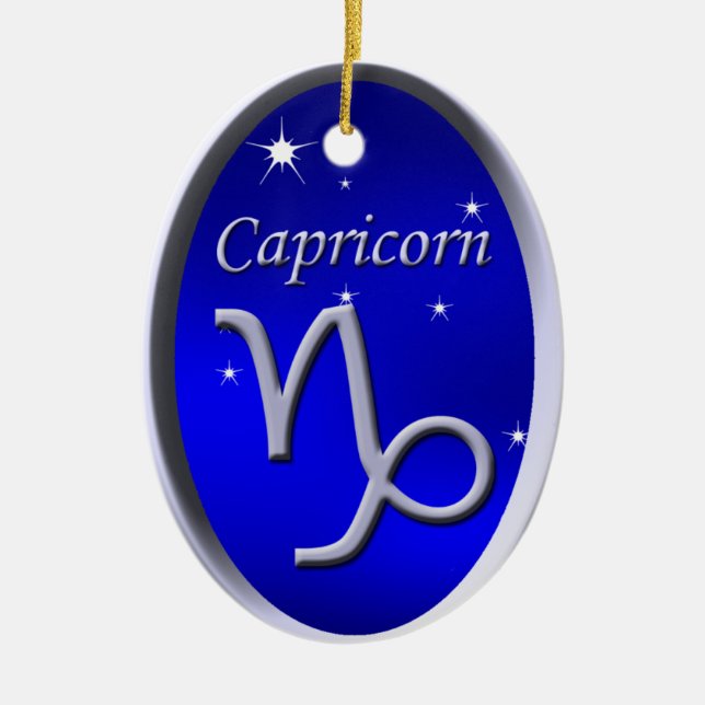 Enfeites de natal Capricorn (Frente)