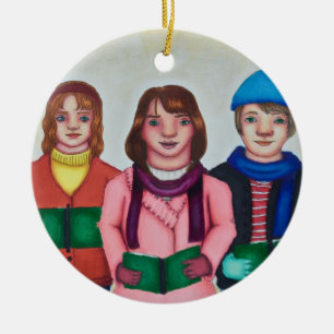 Enfeites de natal Caroler Trio