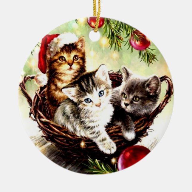 Enfeites de natal - Cat Lover (Frente)