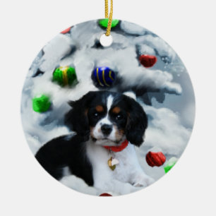 Enfeites de natal Cavalier King Charles Spaniel