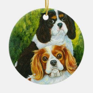 Enfeites de natal Cavalier King Charles Spaniel