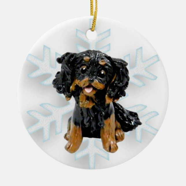 Enfeites de natal Cavalier King Charles Spaniel (Frente)