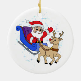 Enfeites de natal cerâmico