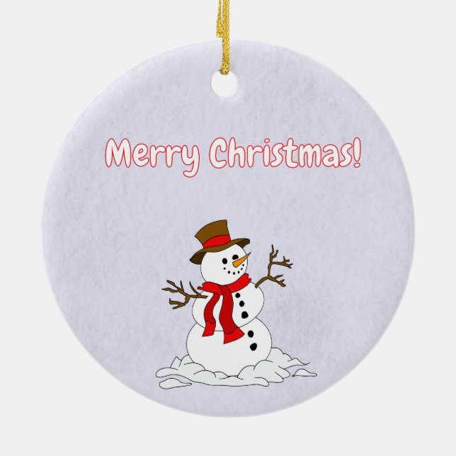 Enfeites de natal cerâmico (Traseira)