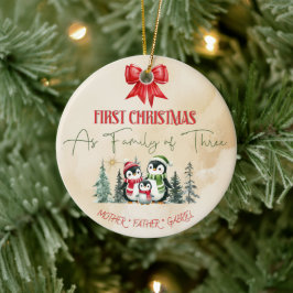 Enfeites de natal Cerâmico Personalizado - Primeir