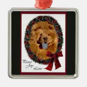 Enfeites de natal Chow Chow