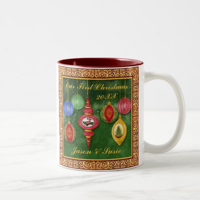 Enfeites de natal Clássico 1rua Caneca de Natal (Direita)