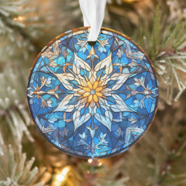 Enfeites de natal Claus de Snowflake de Vidro