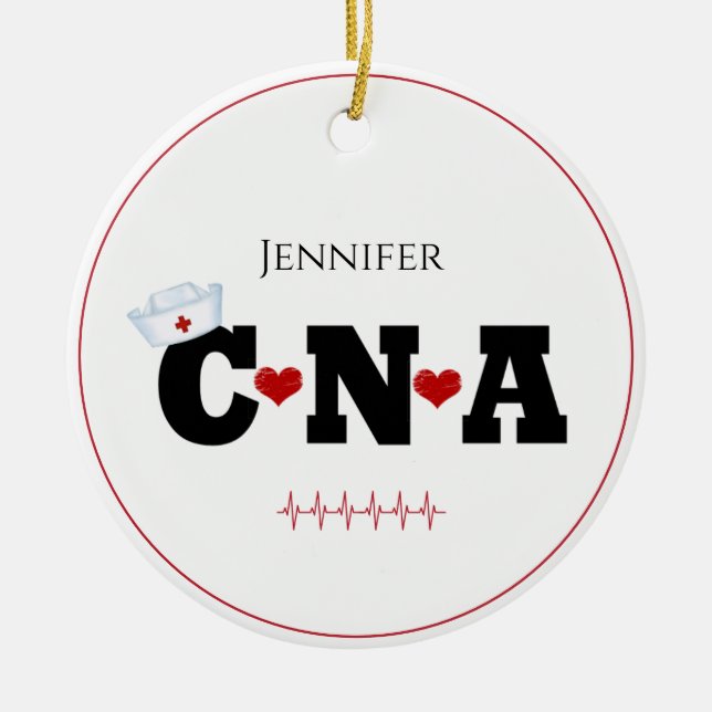 Enfeites de natal CNA personalizado (Frente)