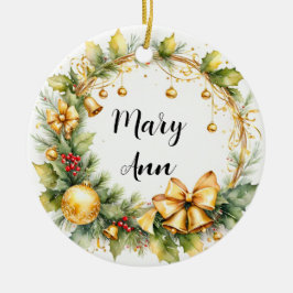 Enfeites de natal com nome personalizado