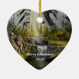 Enfeites de natal com pintura