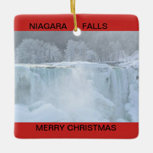 Enfeites de natal congelados Niagara Falls