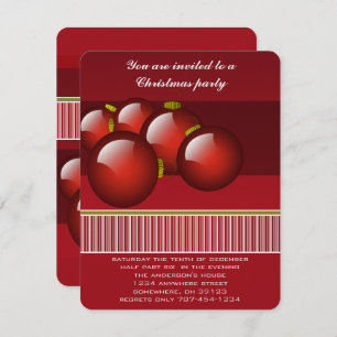 Enfeites de natal Convite de festas de Natal