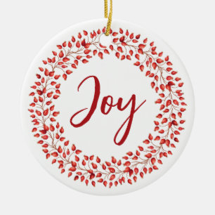 Enfeites de natal Corporativo Red Berries Wreath