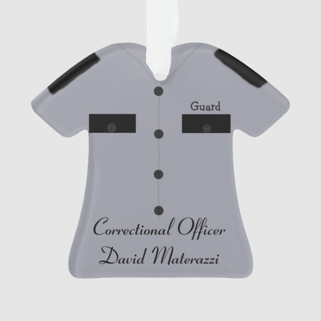 Enfeites de natal correccionais do oficial (Frente)