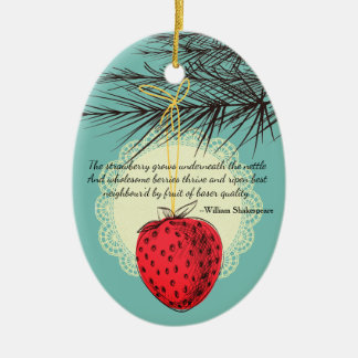 Enfeites de natal culinário de fruta de morango