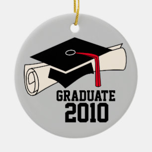 Enfeites de natal customizáveis da graduação