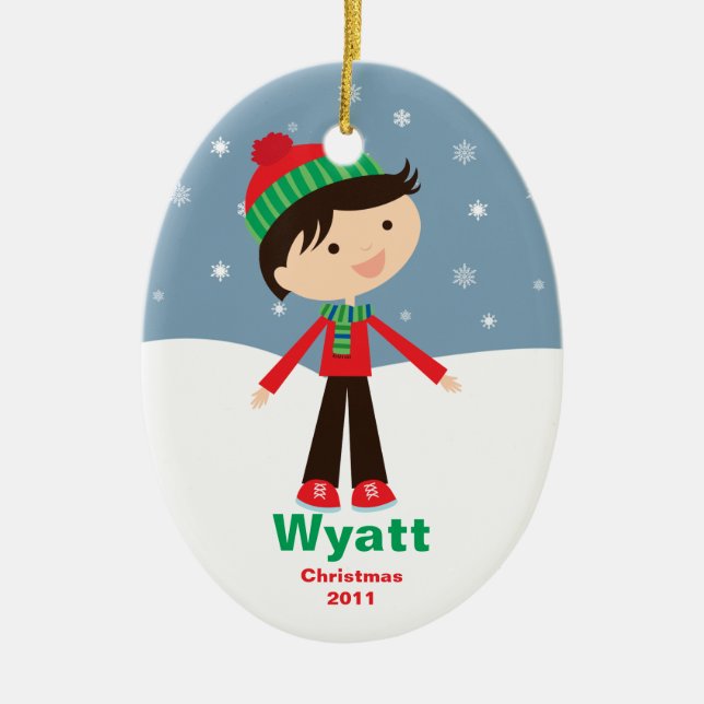 Enfeites de natal customizáveis dos miúdos (Frente)