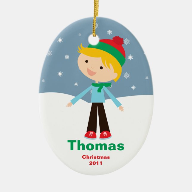 Enfeites de natal customizáveis dos miúdos (Frente)
