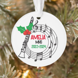 Enfeites de natal da Banda Clarinet Marching
